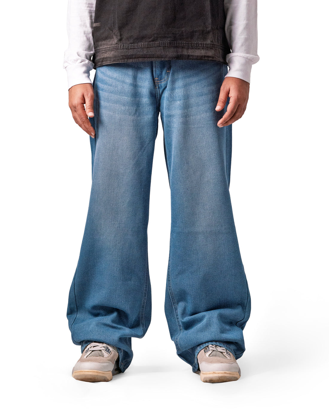 Sky Fade baggy denim 5 pocket pant from BLISS