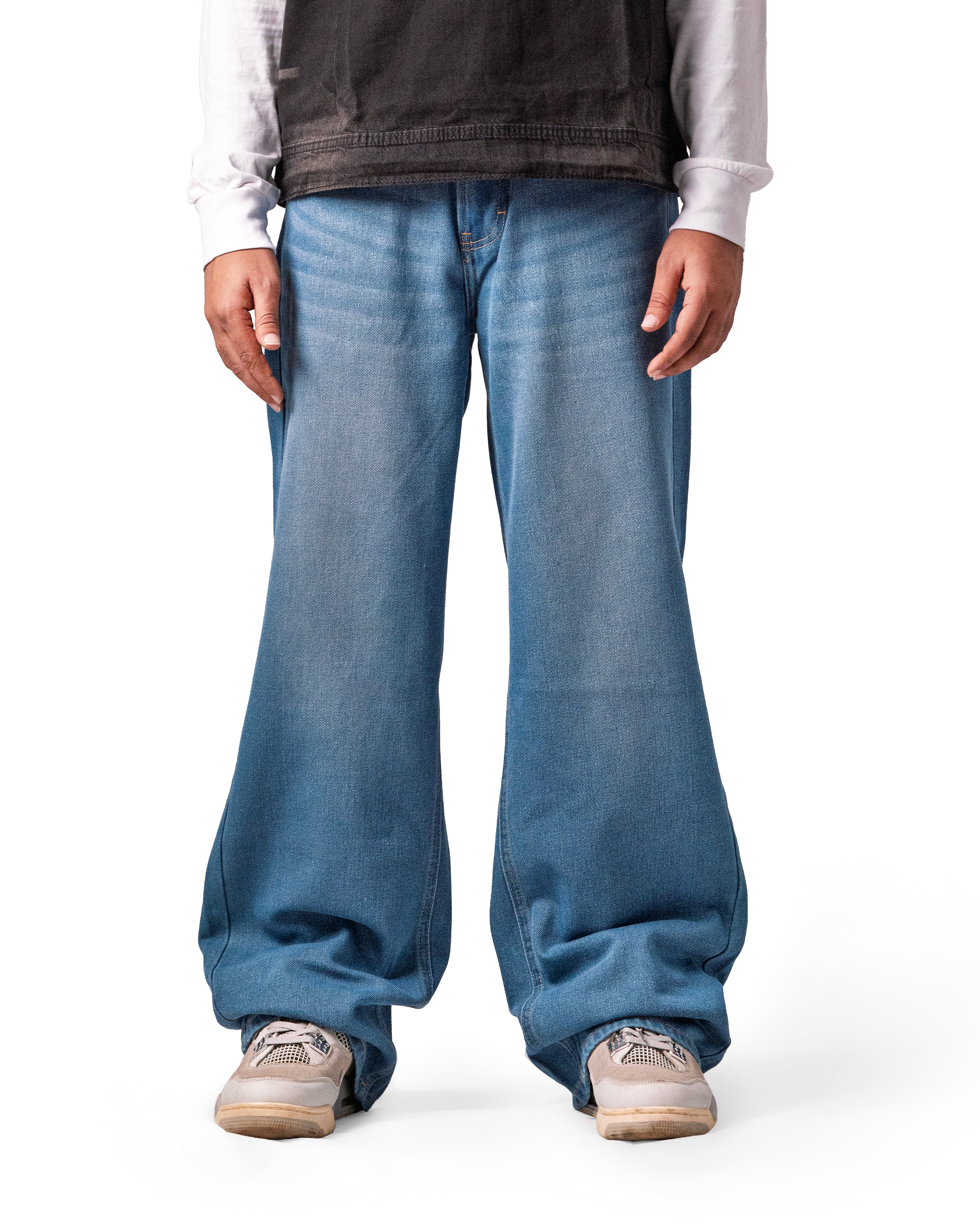 Sky Fade baggy denim 5 pocket pant from BLISS