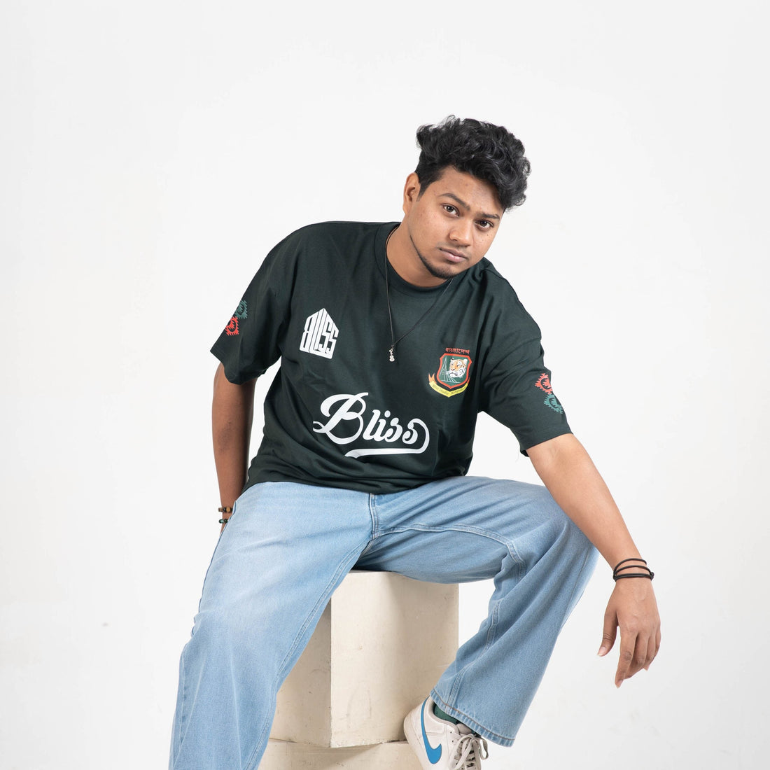 Bangladesh drop shoulder t-shirt from BLISS