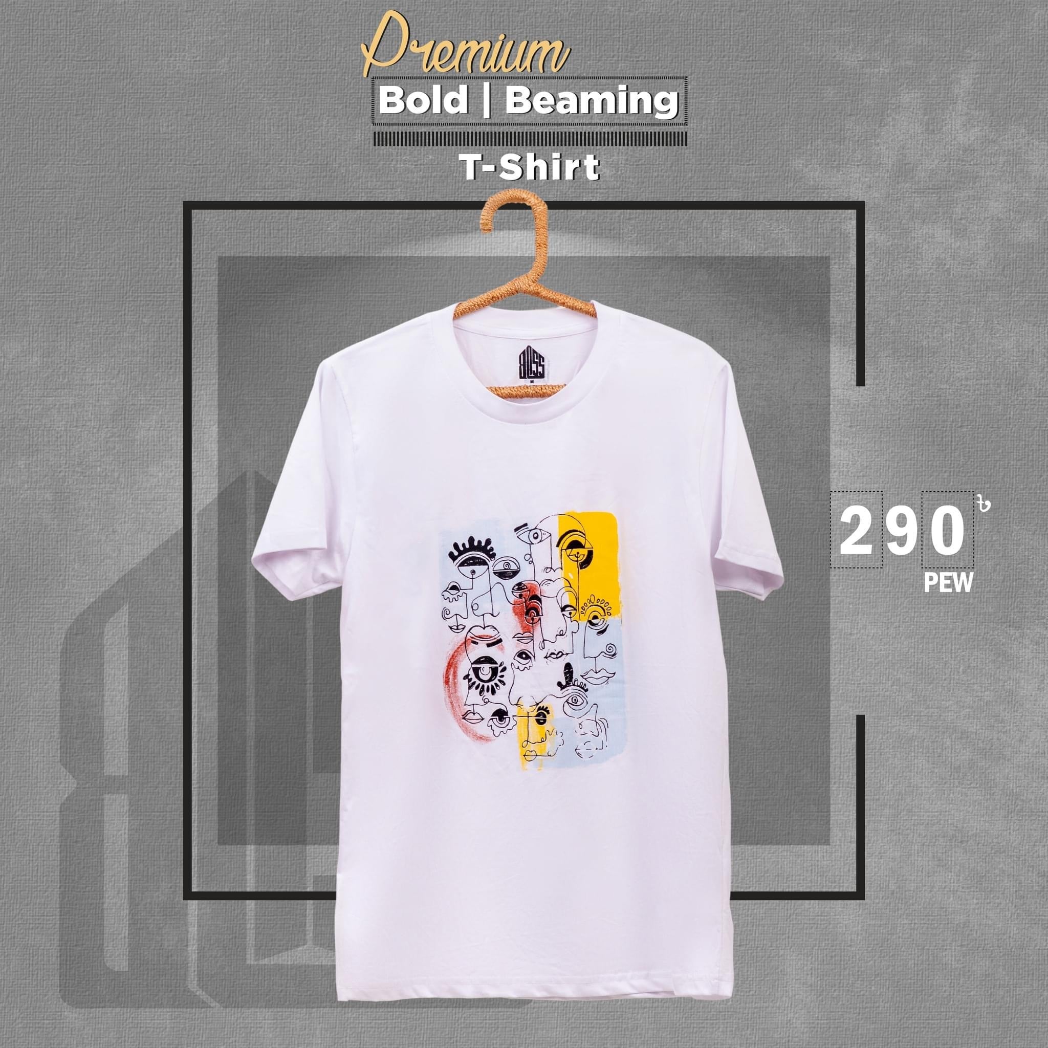 Psycadelic Eyes printed half sleeve t-shirt from BLISS