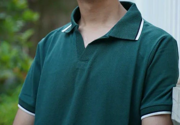 Bottle Green Cuban polo half sleeve shirt from BLISS