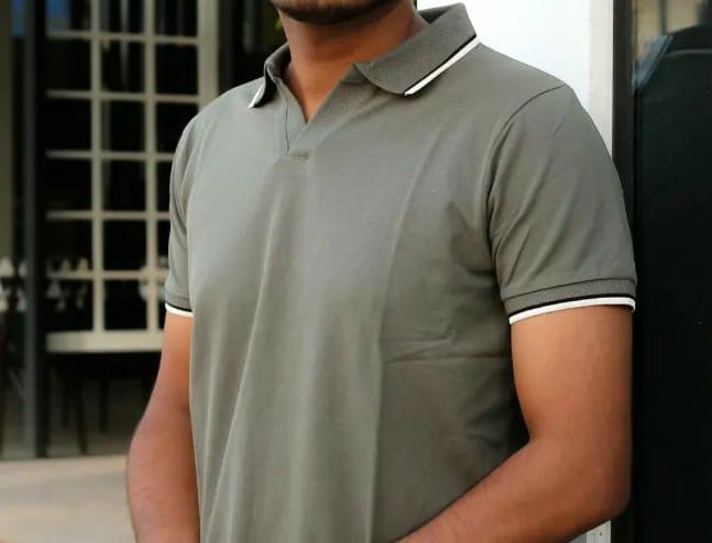 Mint Cuban polo half sleeve shirt from BLISS