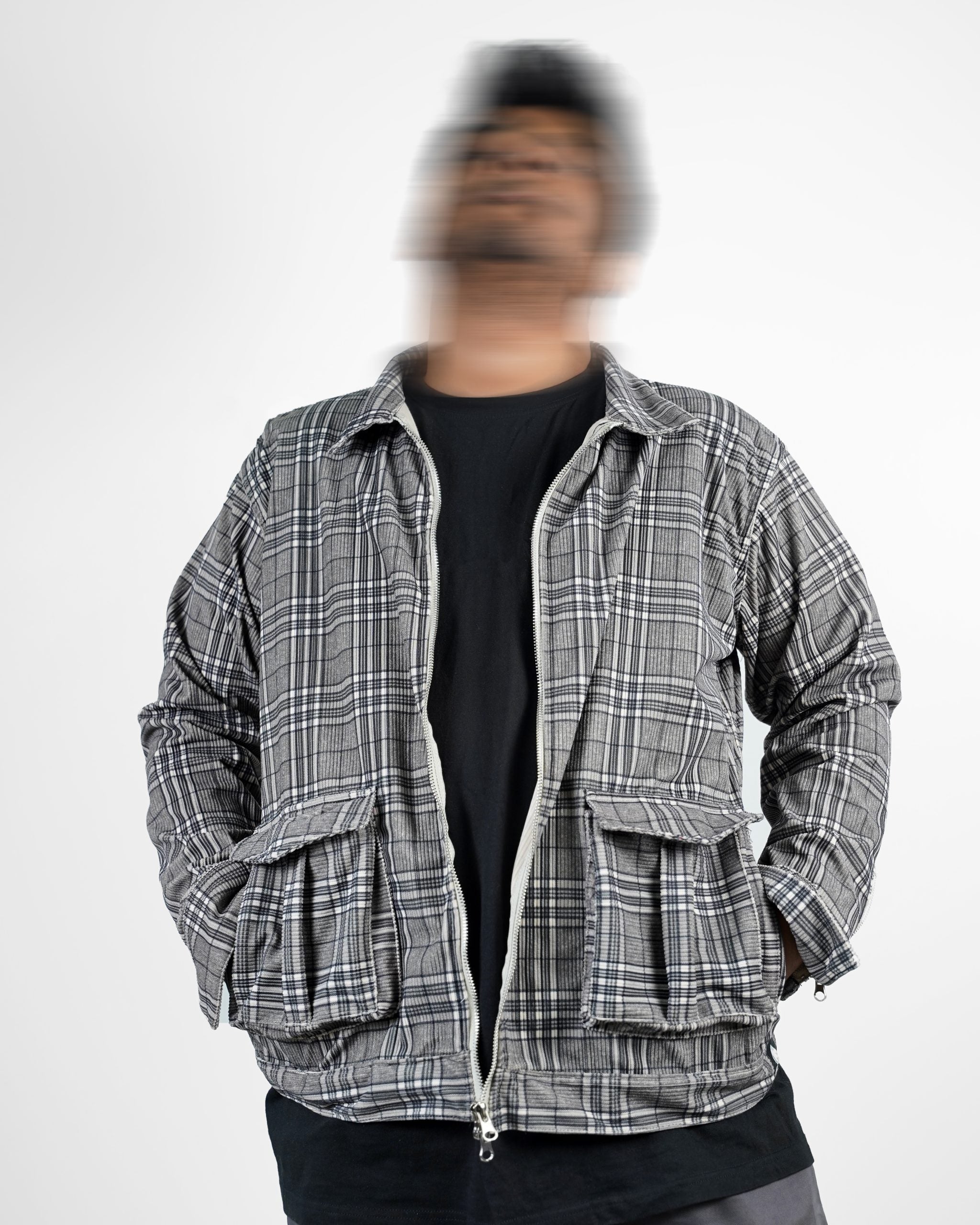 Two way zipper cord winter jacket from BLISS