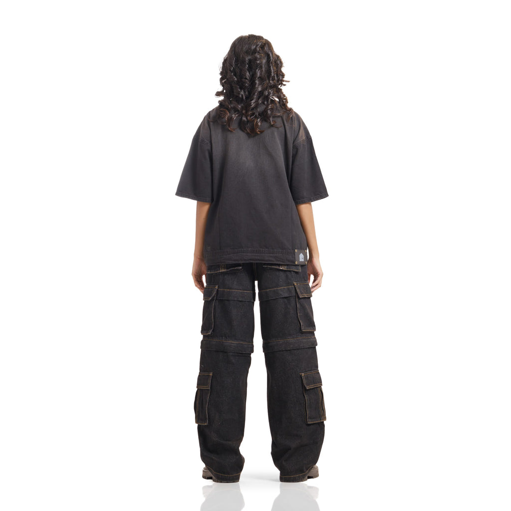 Black Denim Jersey