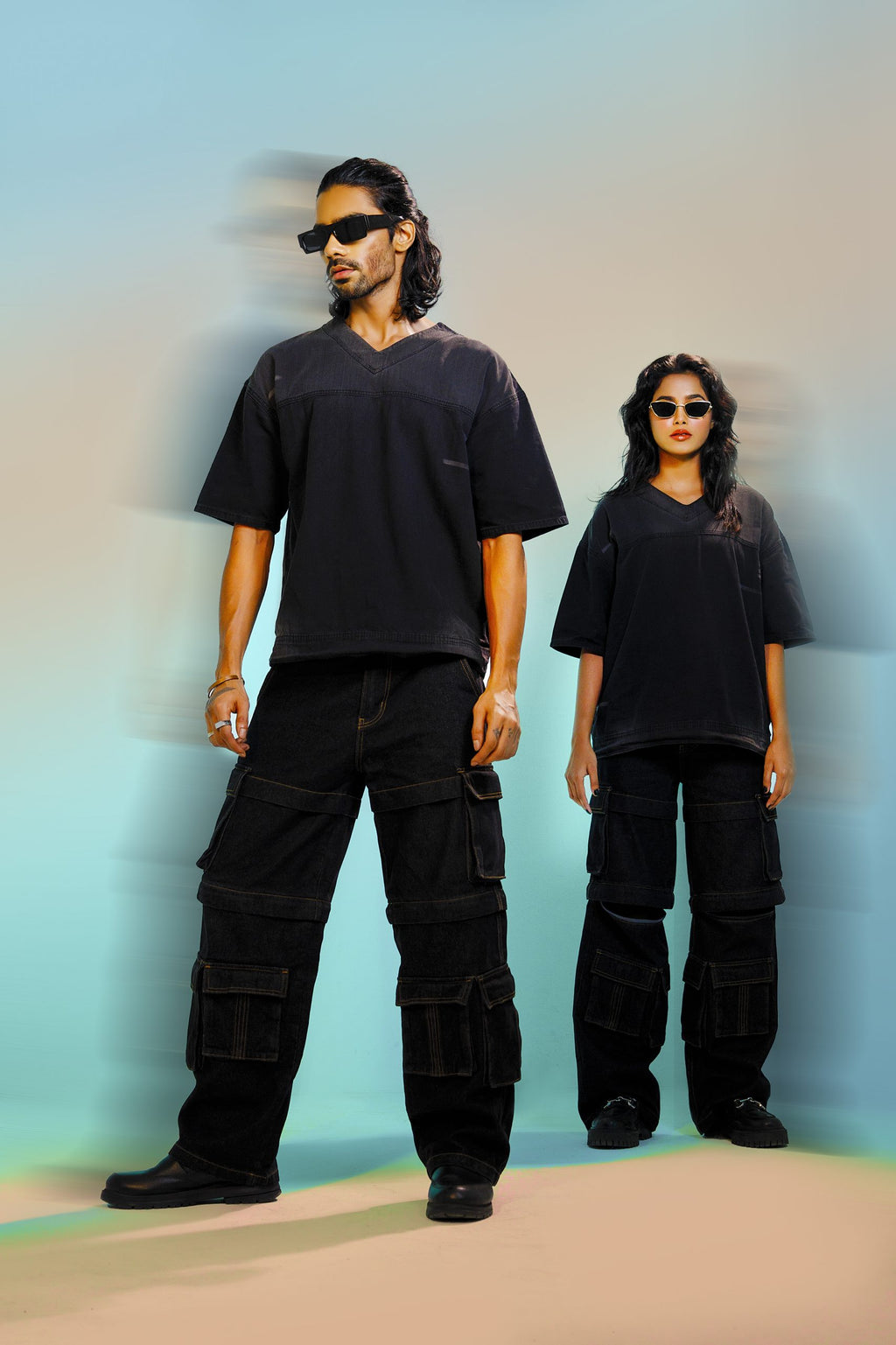 Black Denim Jersey