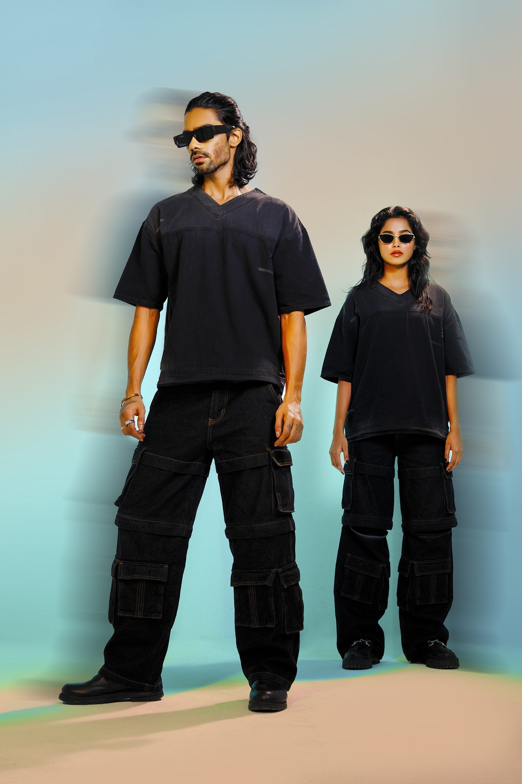 Black Denim Jersey