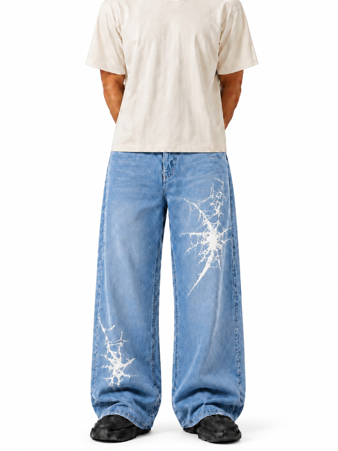 WEBBED — Straight Fit Baggy Full Pant *