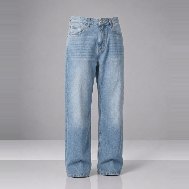 Skyrush Denim 5 Pocket - Straight Fit Baggy Full Pant