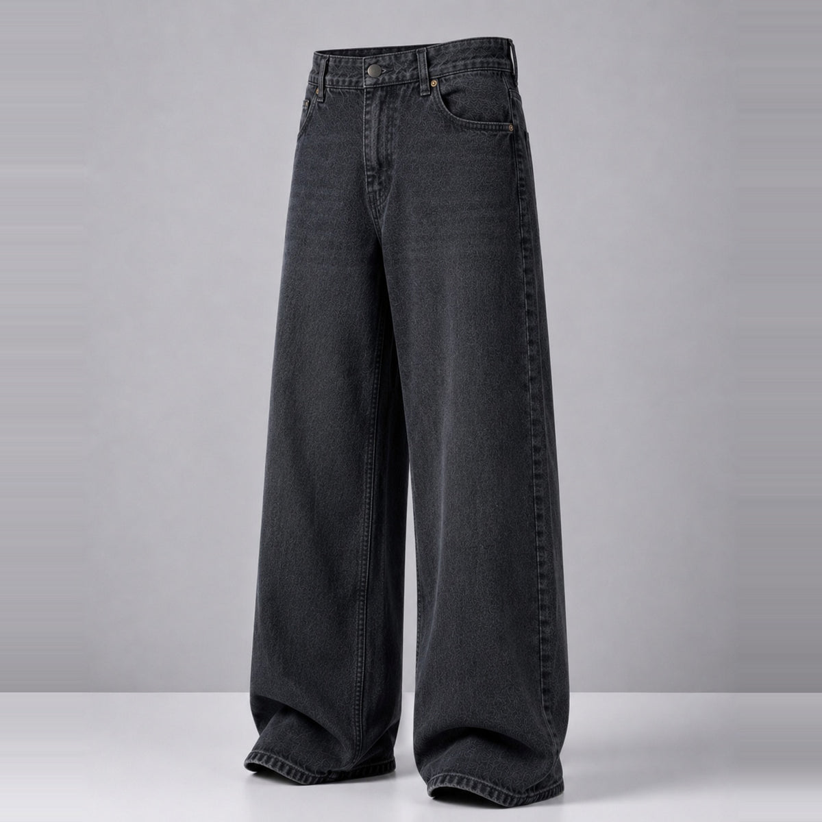 Midnight Flow Baggy Denim 5 Pocket - Baggy Full Pant 1:1