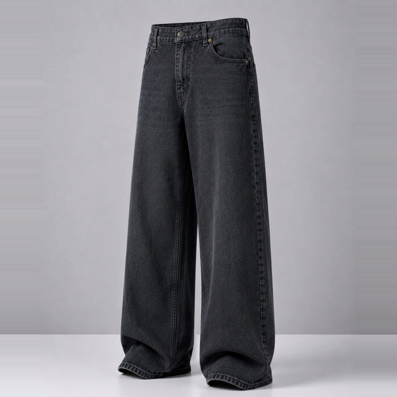 Midnight Flow Baggy Denim 5 Pocket - Baggy Full Pant 1:1