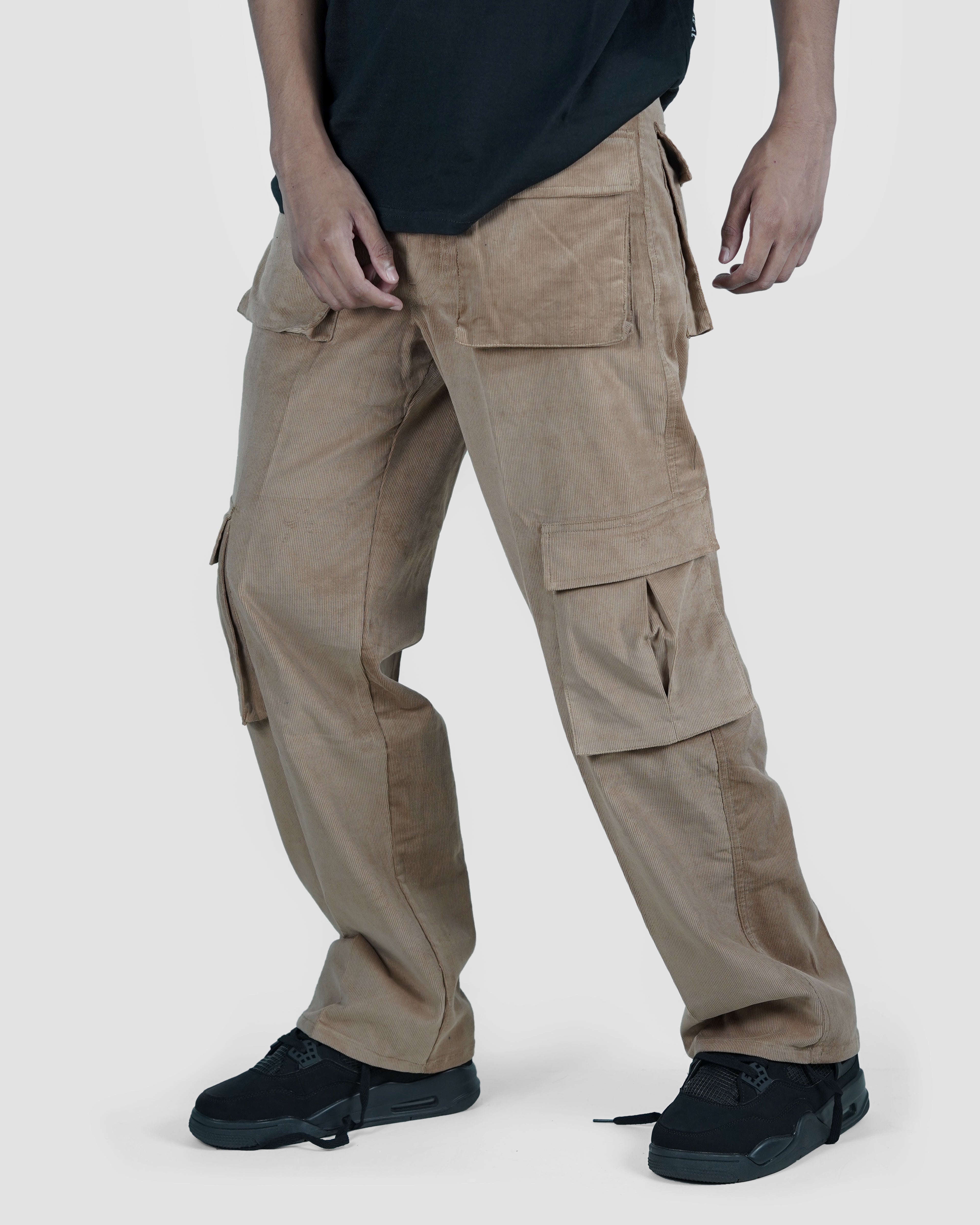 Brown Cord 6 Pocket – Baggy Full Pant