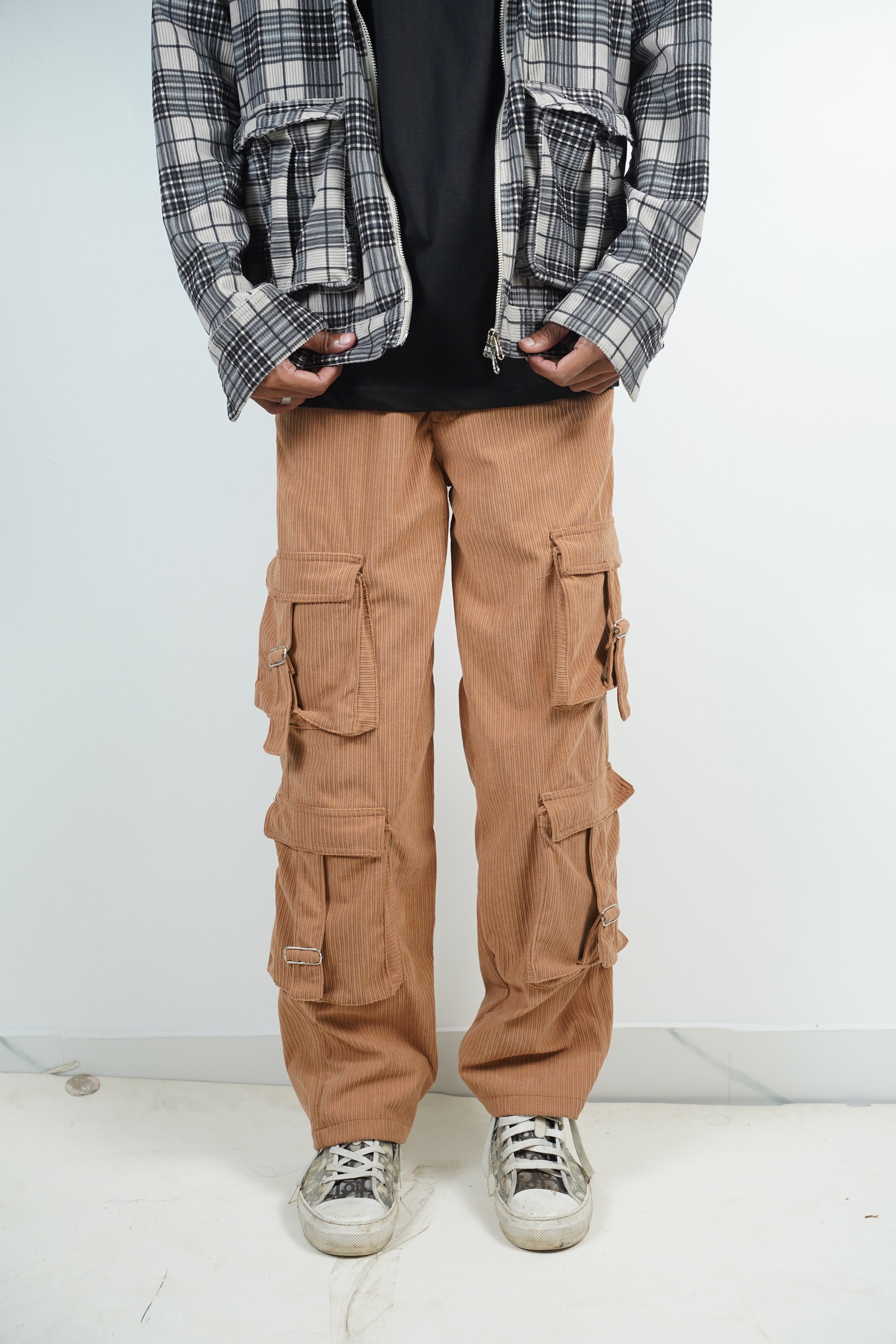 Biskit Brown Cord 8 Pocket – Baggy Full Pant