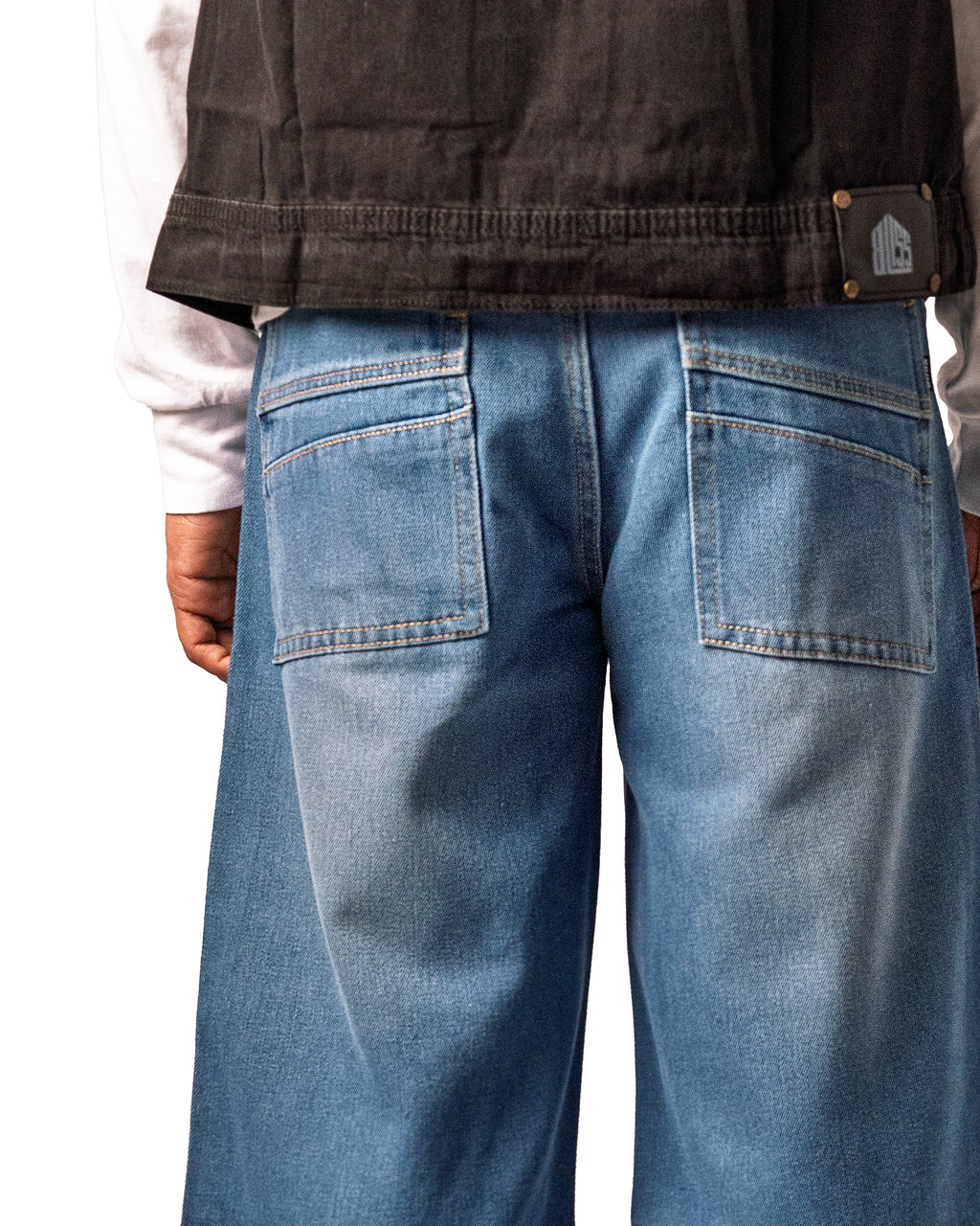 Sky Fade Baggy Denim 5 Pocket - Baggy Full Pant