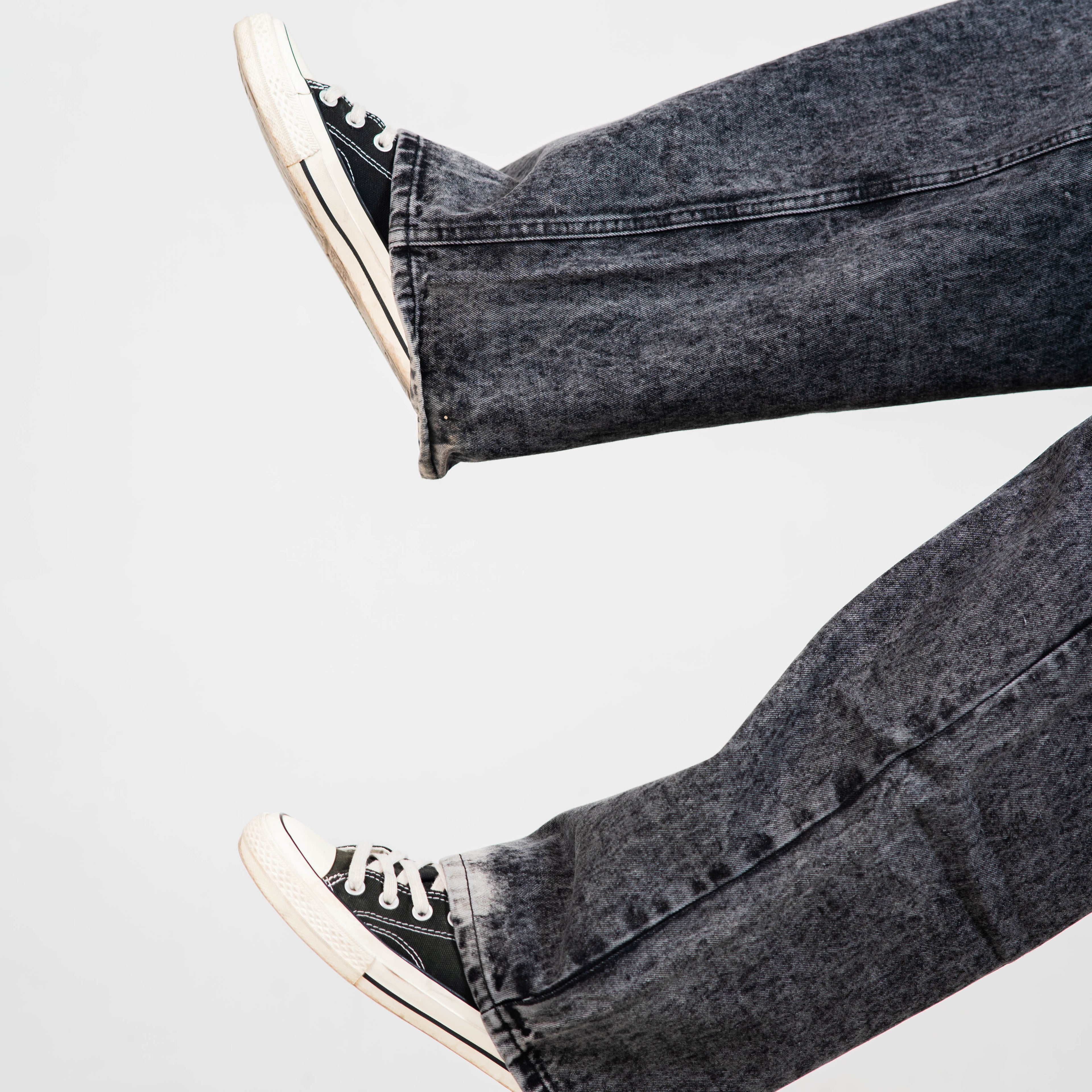 Midnight Bleach Baggy Denim 5 Pocket - Baggy Full Pant