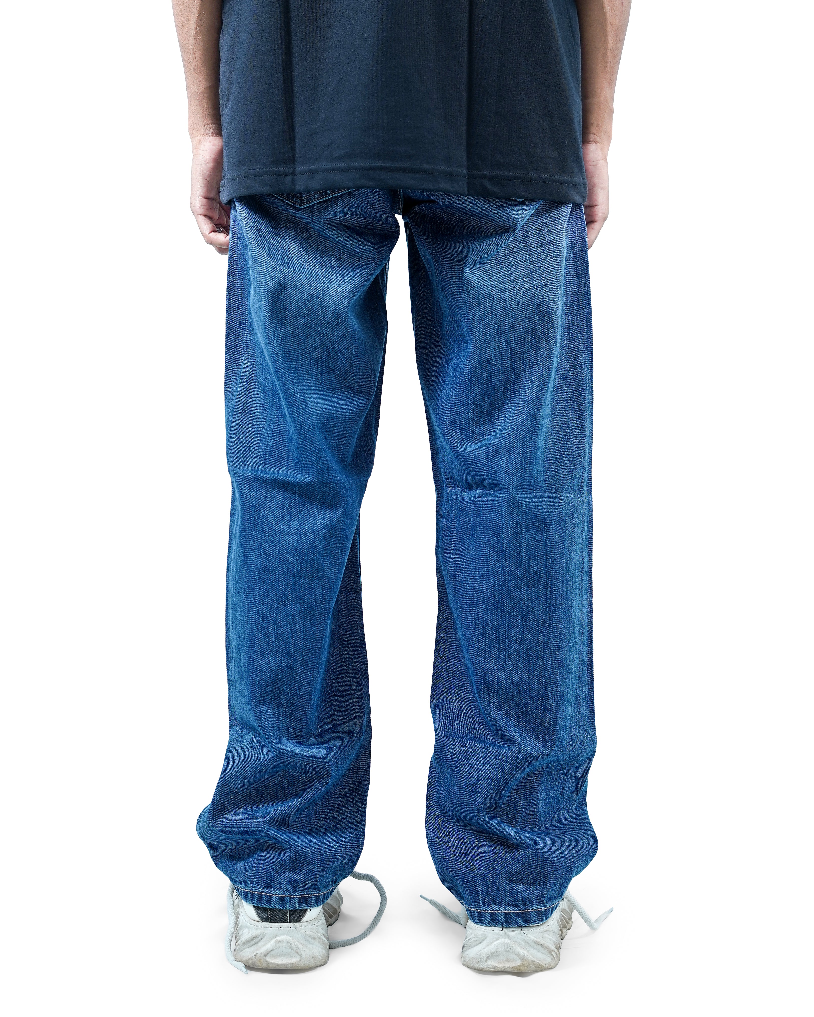 Bluverse Denim 5 Pocket – Straight Fit Baggy Full Pant