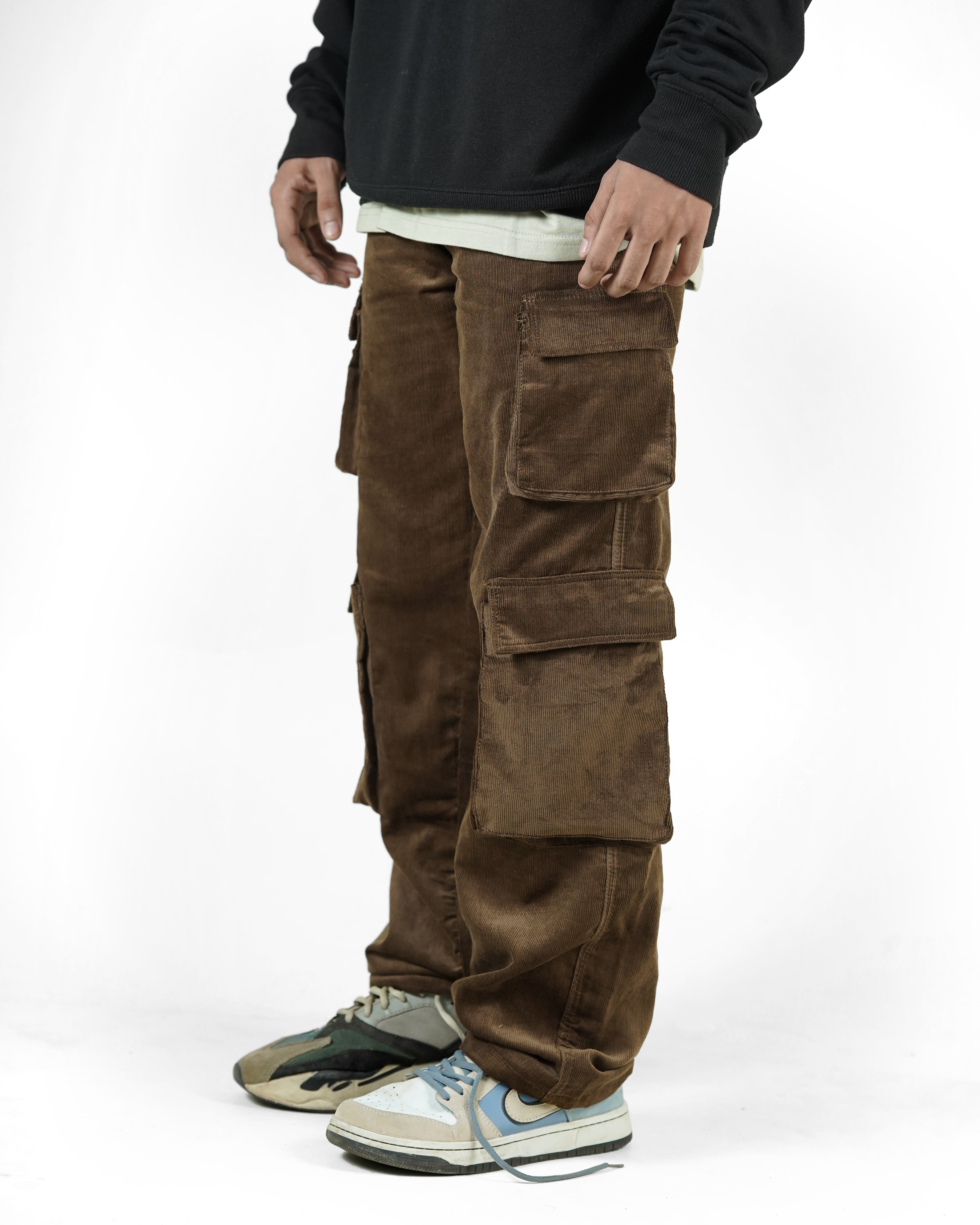 Chocolate Cord 8 Pocket – Baggy Full Pant