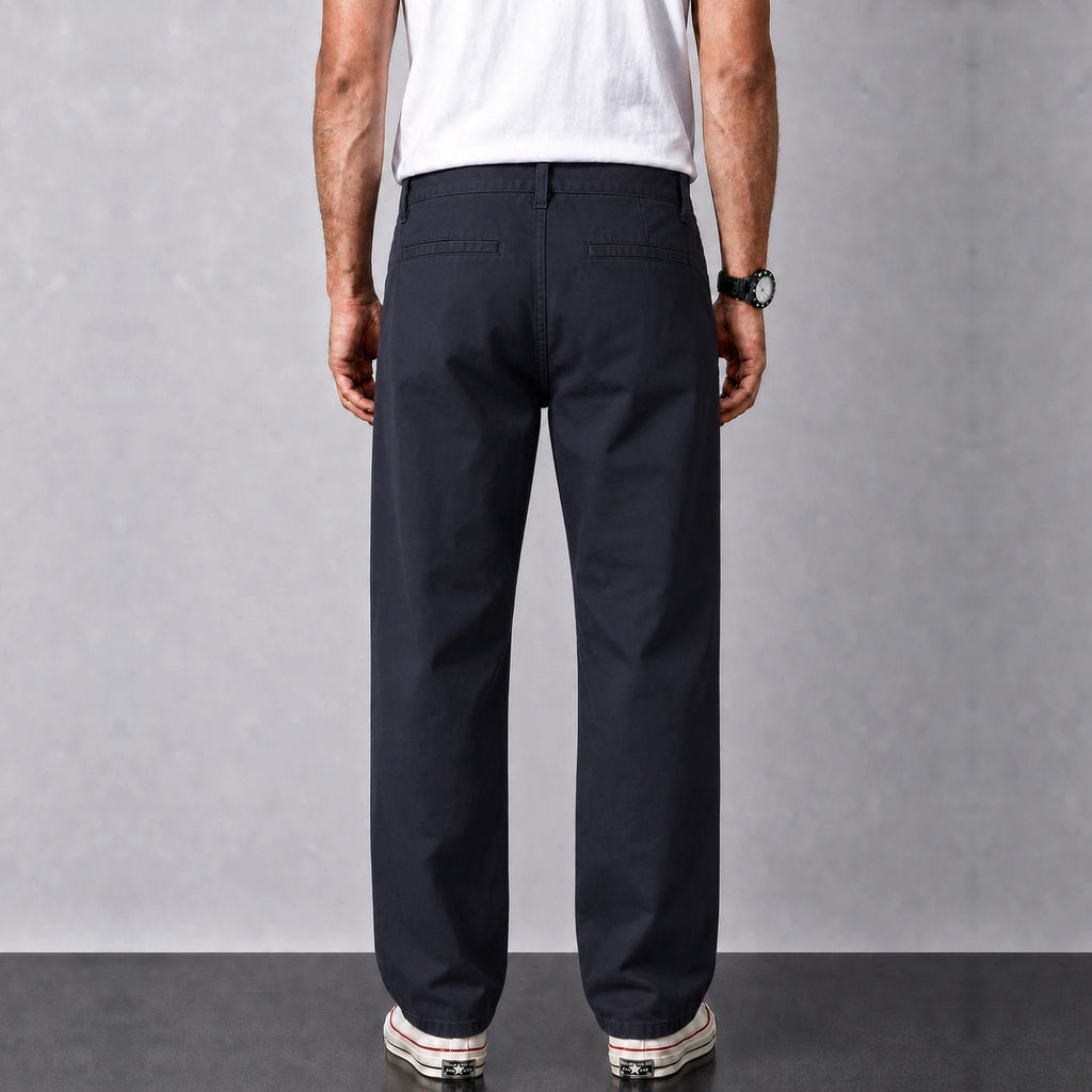 Dusky - Regular Fit Gabardine - Model Back