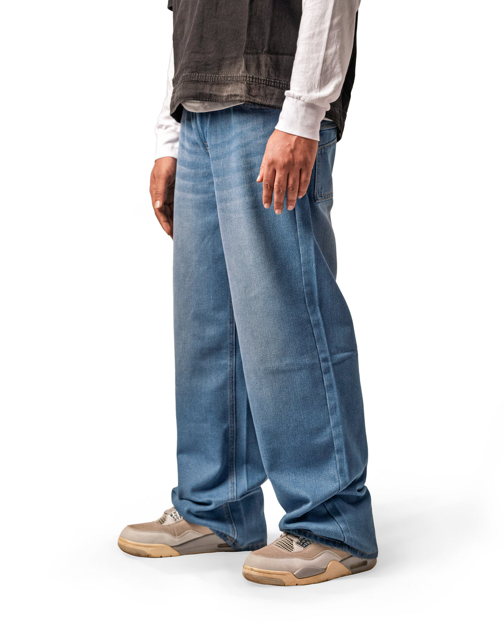 Sky Fade Baggy Denim 5 Pocket - Baggy Full Pant