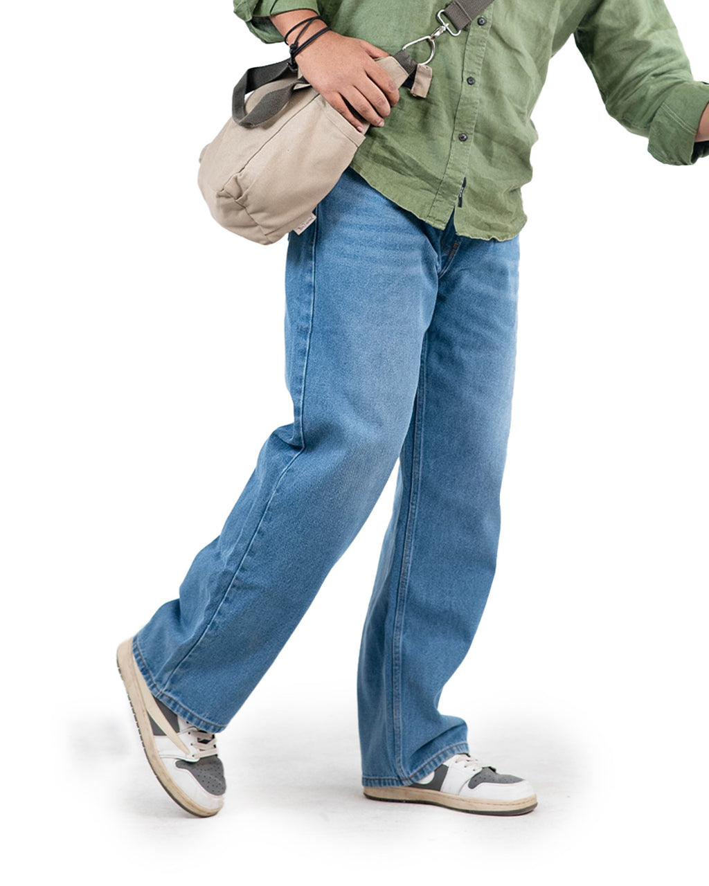 Frosteal Denim 5 Pocket - Straight Fit Baggy Full Pant