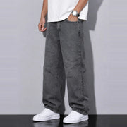 Midnight Bleach Baggy Denim 5 Pocket - Baggy Full Pant - 2 Model Front