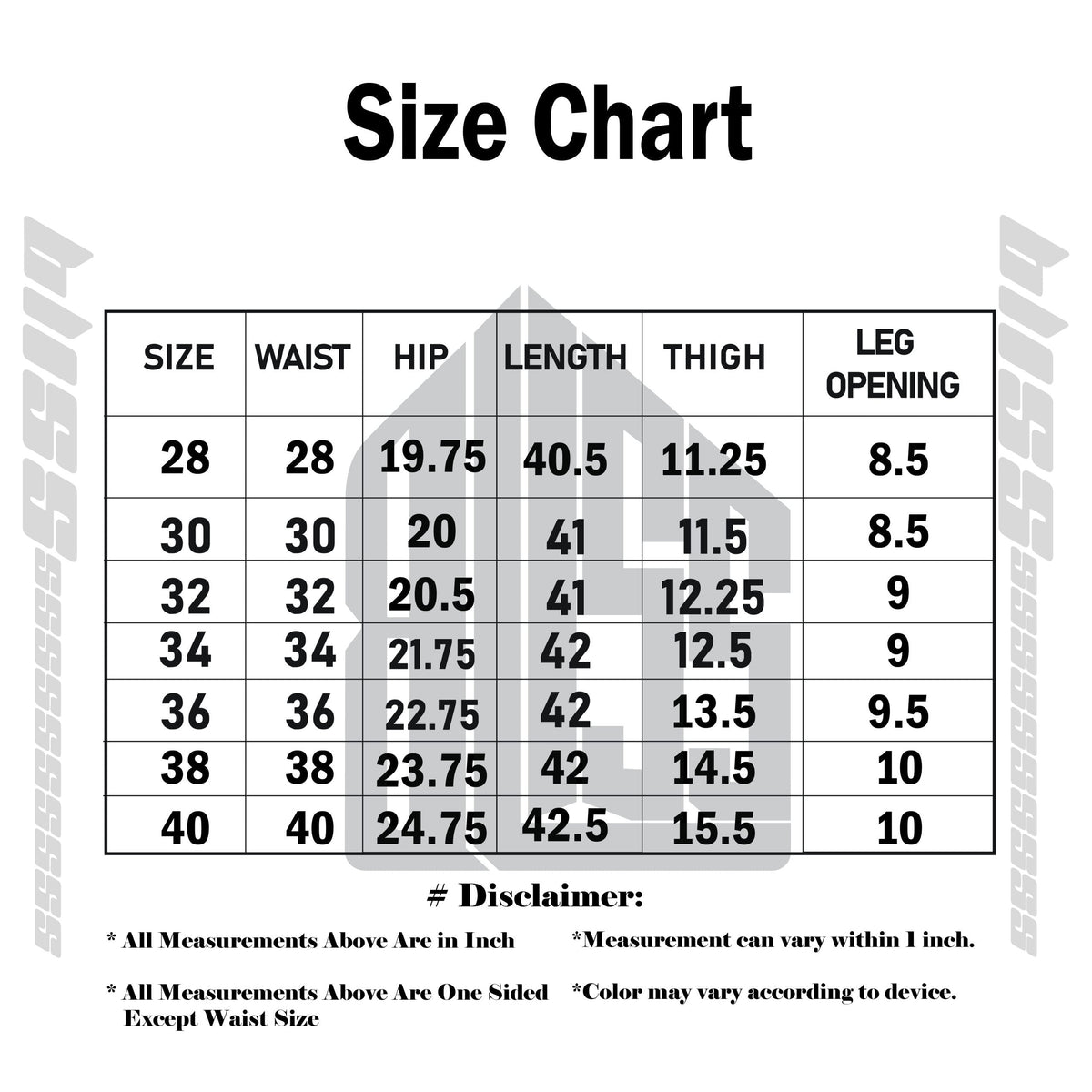 Obscuro Denim 5 Pocket - Straight Fit Baggy Full Pant - 1:1 Square Shot 5