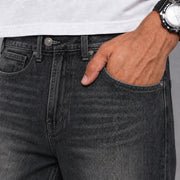 Smokenite Denim 5 Pocket - Straight Fit Baggy Full Pant - 1:1 Square Shot 4
