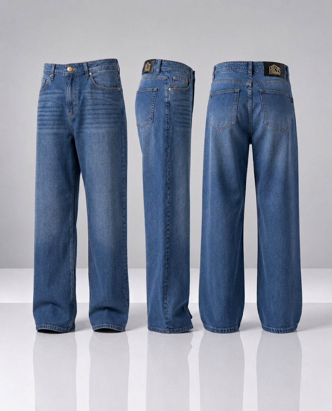 Frosteal Denim 5 Pocket - Straight Fit Baggy Full Pant