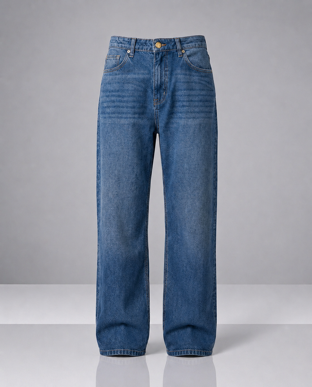 Frosteal Denim 5 Pocket - Straight Fit Baggy Full Pant