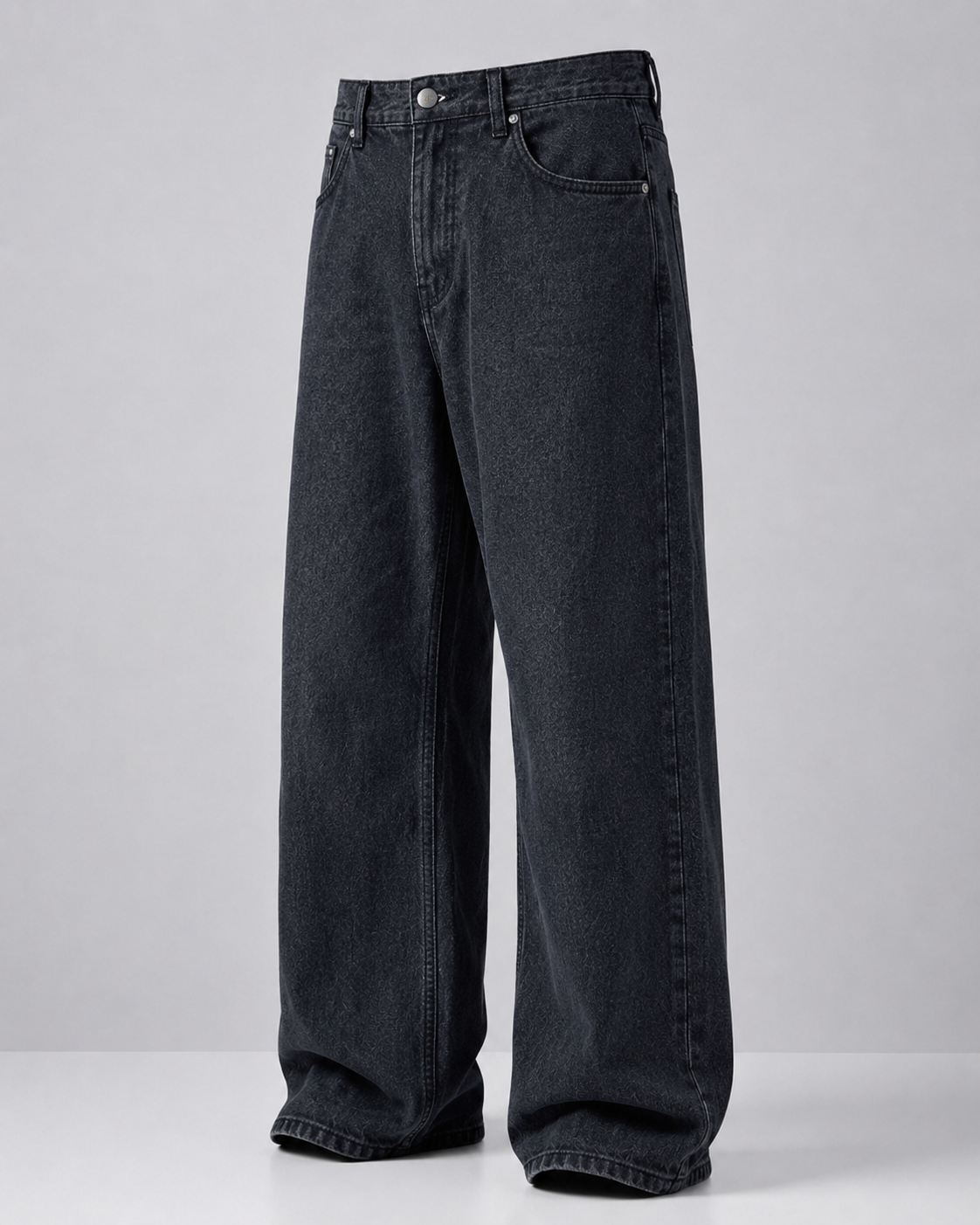 Obscuro Denim 5 Pocket - Straight Fit Baggy Full Pant
