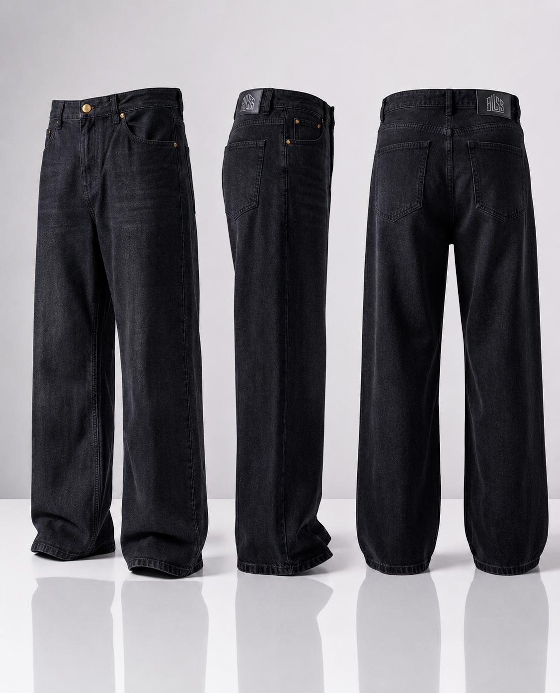 Smokenite Denim 5 Pocket - Straight Fit Baggy Full Pant