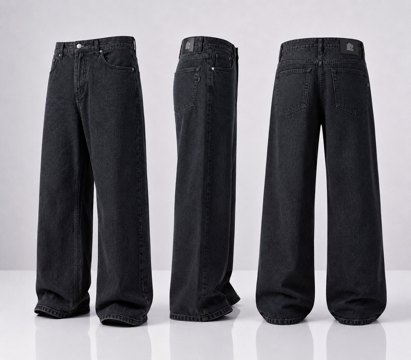 Obscuro Denim 5 Pocket - Straight Fit Baggy Full Pant